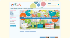 Desktop Screenshot of primecelebration.com