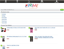 Tablet Screenshot of primecelebration.com